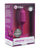 b-Vibe Vibrating Weighted Snug Plug M - 112 g Rose | Lavish Sex Toys