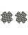 Fishnet Cross Pasties (One Time Use) - Black O/S