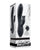Evolved Rabbit Hole Triple Stimulation Vibrator - Black | Lavish Sex Toys