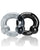 Oxballs Ultraballs Cock Rings - Black/Clear Pack of 2