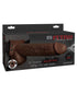 Fetish Fantasy Series 9" Hollow Squirting Strap On w/Balls - Brown