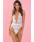 Rene Rofe Plunge in Teddy - White