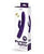 VeDo Thumper Bunny Rechargeable Dual Vibe - Deep Purple