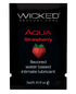 Wicked Sensual Care Water Based Lubricant - .1 oz Strawberry