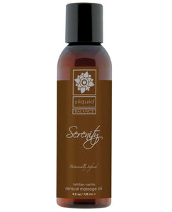 Sliquid Organics Massage Oil - 4.2 oz Serenity | Lavish Sex Toys