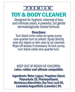 Swiss Navy Toy & Body Cleaner - 6 oz Bottle
