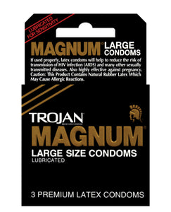 Trojan Magnum Condoms - Box of 3