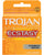 Trojan Ultra Ribbed Ecstasy Condoms - Box of 3