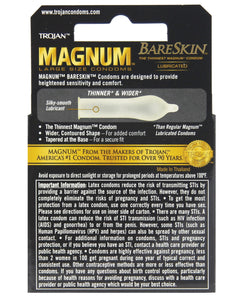 Trojan Magnum Bareskin Condoms - Pack of 3