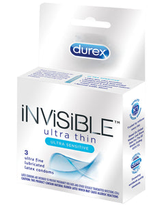 Durex Invisible Ulta Thin Condom - Box of 3