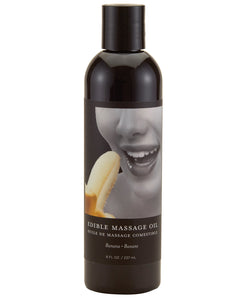 Earthly Body Edible Massage Oil - 8 oz Banana