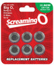 Screaming O AG10 Batteries - Sheet of 6 (BigO ,Octo, BongO,TriO,OMan,BangO)