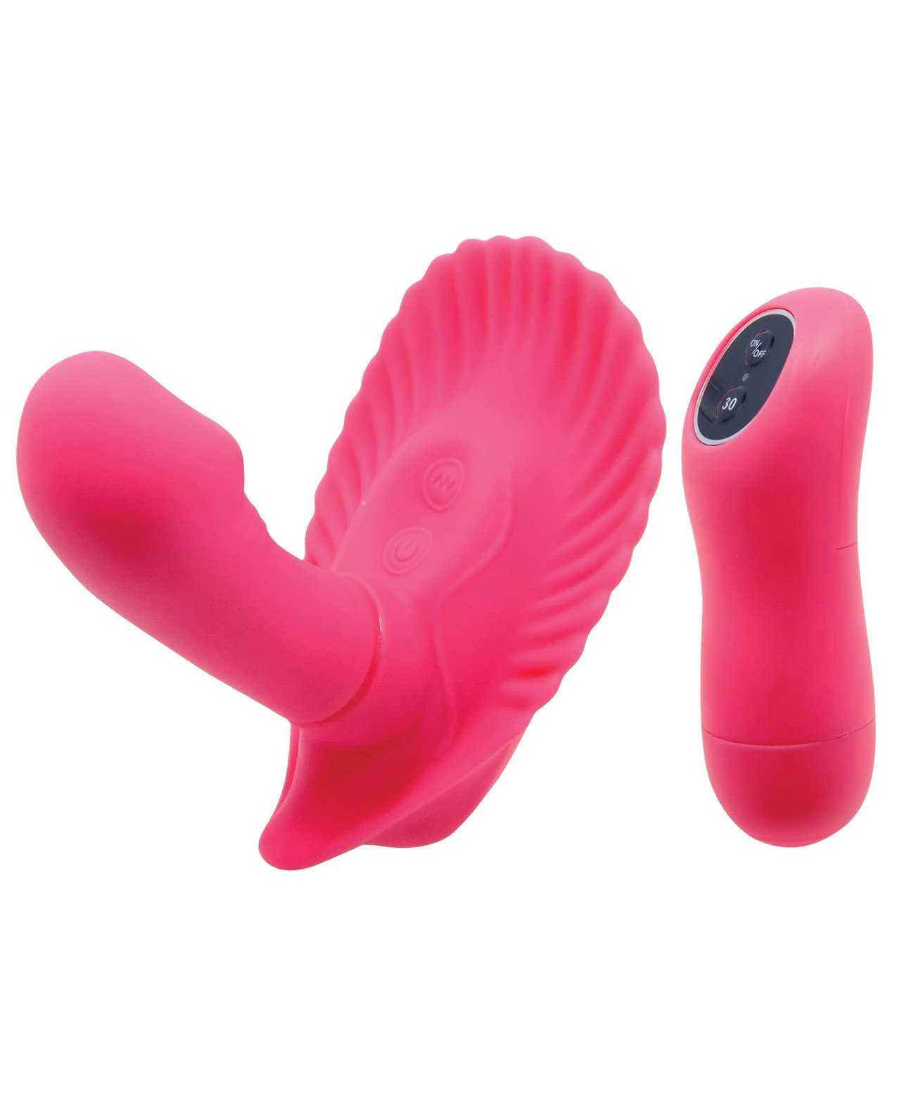 Pretty Love Fancy Remote Control Clamshell - 30 Function Fuchsia Lavish Sex Toys Pretty Love Fancy Remote Control Clamshell - 30 Function Fuchsia Lavish Sex Toys
