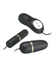 Pretty Love Double Vibro Bullets w/Electrostim - Black | Lavish Sex Toys