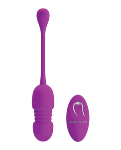Pretty Love Callieri Remote Thrusting Egg - Fuchsia | Lavish Sex Toys