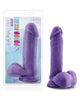 Blush Au Naturel Bold Hero 8" Dildo - Purple | Lavish Sex Toys