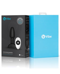 b-Vibe Petite Rimming Plug - Black | Lavish Sex Toys