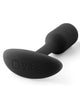 b-Vibe Weighted Snug Plug 1 - 55 g Black | Lavish Sex Toys