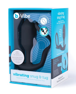 b-Vibe Vibrating Snug & Tug Medium - Black | Lavish Sex Toys
