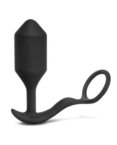 b-Vibe Vibrating Snug & Tug XL - Black | Lavish Sex Toys