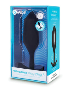 b-Vibe Vibrating Snug Plug - XXLarge Black | Lavish Sex Toys