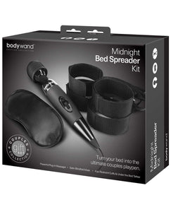 Bodywand Midnight Massage Bedroom Play Kit - 3 pc Black | Lavish Sex Toys