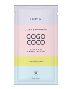 COOCHY Ultra Smoothing Body Scrub Foil - .35 oz Mango Coconut | Lavish Sex Toys