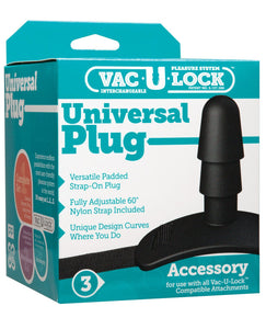 Vac-U-Lock Universal Plug - Black