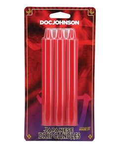 Japanese Drip Candles - Pack of 3 Red | Lavish Sex Toys