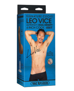 Signature Cocks 6" ULTRASKYN Cock w/Removable Vac-U-Lock Suction Cup - Leo Vice | Lavish Sex Toys