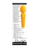 Evolved Sunshine Flexible Wand Vibrator - Yellow