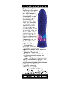 Evolved Raver Light Up Bullet - Purple | Lavish Sex Toys