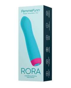 Femme Funn Rora Rotating Bullet - Turquoise | Lavish Sex Toys