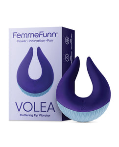 Femme Funn Volea Fluttering Tip Vibrator - Dark Purple | Lavish Sex Toys