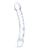 Glas Double Trouble Glass Dildo - Clear