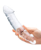 Glas 10.5" Realistic Girthy Glass Double Dong - Clear | Lavish Sex Toys