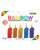 Rainbow Pecker Party Candles - Asst. Colors Pack of 5