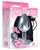 The 9's The Silver Starter Bejeweled Heart Stainless Steel Plug - Pink