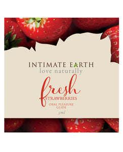 Intimate Earth Lubricant Fresh Strawberries - 3 ml Foil