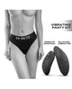 Dorcel Discreet Panty Vibe w/Panty XXL - Black | Lavish Sex Toys