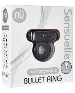 Nu Sensuelle Bullet Ring Cockring 7 Function - Black