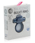 Nu Sensuelle 7 Function Silicone Bullet Ring - Navy