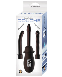 His & Hers Easy To Use Douche - Black | Lavish Sex Toys
