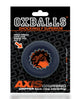 Oxballs  Axis Rib Griphold Cockring - Black Ice | Lavish Sex Toys