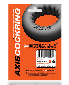 Oxballs  Axis Rib Griphold Cockring - Clear Ice | Lavish Sex Toys