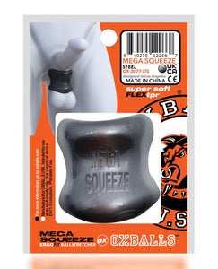 Oxballs  Mega Squeeze Ergofit Ballstretcher - Steel | Lavish Sex Toys