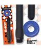 Oxballs Oxshot 6" Silicone Butt Nozzle w/Flex Cockring - Black/Blue | Lavish Sex Toys