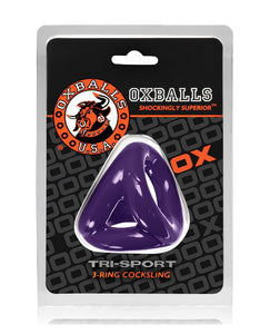 Oxballs Tri Sport Cocksling - Eggplant