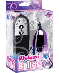 Deluxe Bullet Waterproof Vibe - Mutli-speed Purple