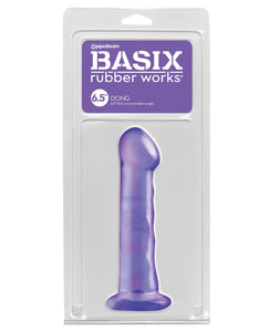 Basix Rubber Works 6.5" Dong - Purple